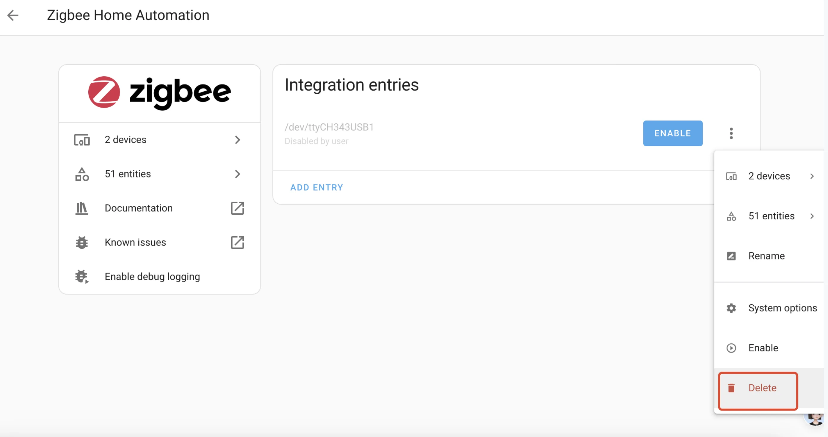 delete-zigbee-home-automation